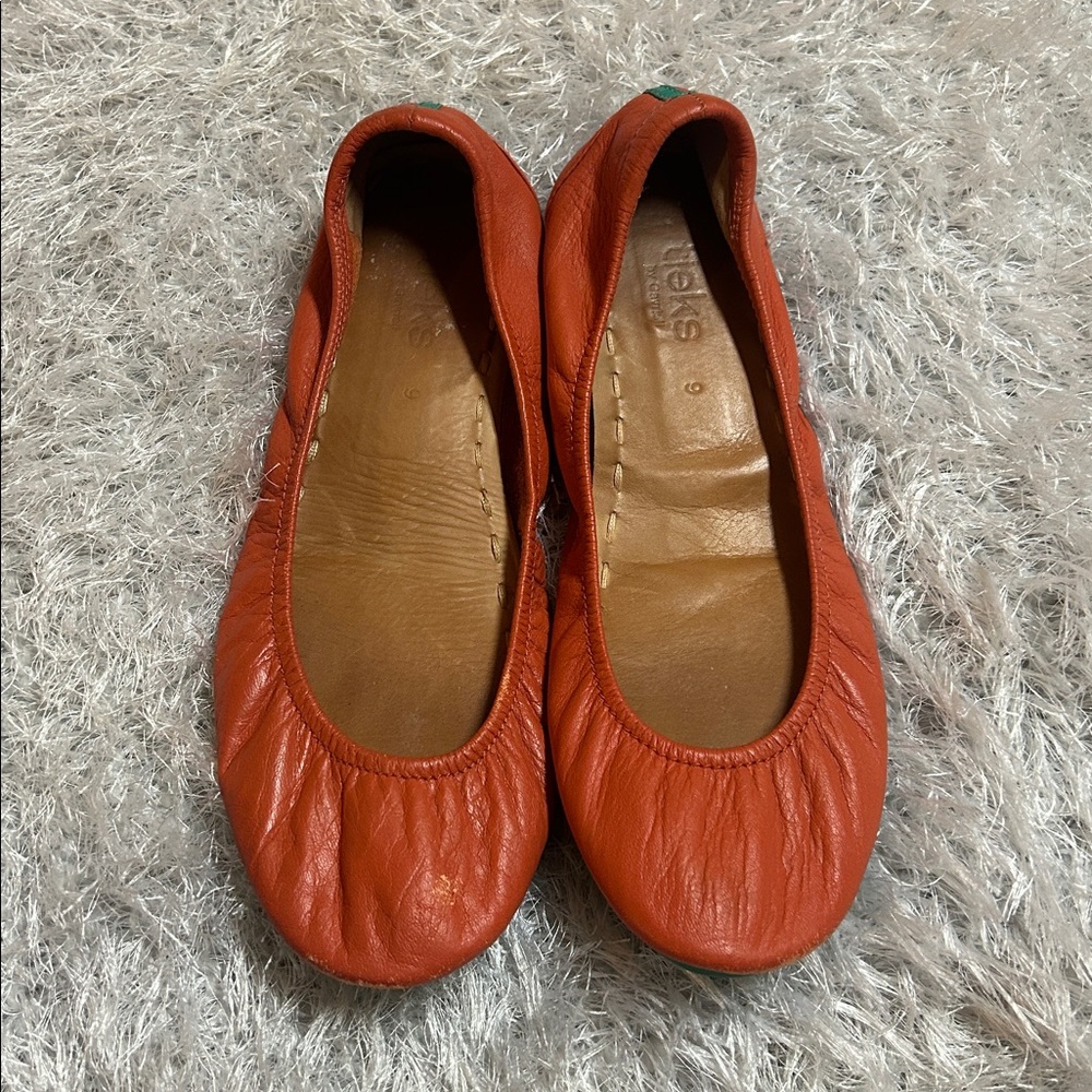 Tieks  Orange Ballet Flats